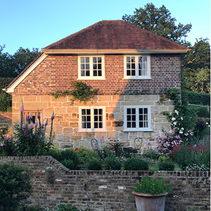 Evening summer light on our sussex bead and breakfast